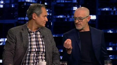 Jerzy Zelnik i Jacek Poniedziałek w "Kropce nad i"