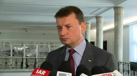 Mariusz Błaszczak na temat przyjmowania uchodźców w Polsce