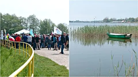 Protest przeciw degradacji jeziora