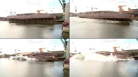 Widowiskowe wodowanie giganta