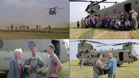 US Army na polu rzepaku. "Nie wiedzieli, gdzie są, więc dostali informator o gminie po angielsku"