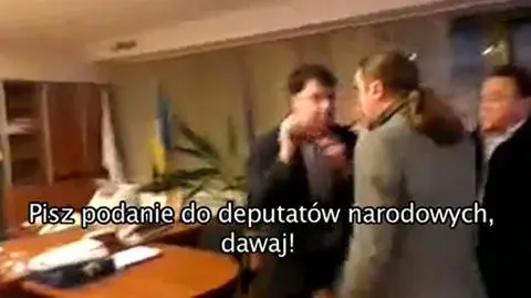 Dziennikarze chcą ukarać posłów, którzy pobili szefa ukraińskiej telewizji