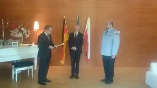 30.09 Stefan Niesiołowski został uhonorowany Złotym Krzyżem Bundeswehry