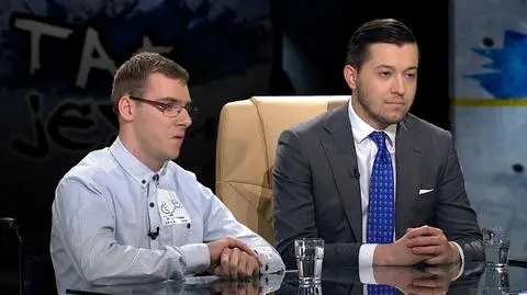 Jakub Hartwich i Jan Strzeżek w Tak Jest