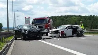Do wypadku doszło na drodze ekspresowej S3