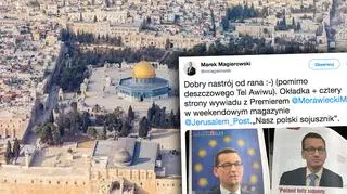 Morawiecki mówił w wywiadzie o rozmowach z premierem Izraela, Benjaminem Netanjahu
