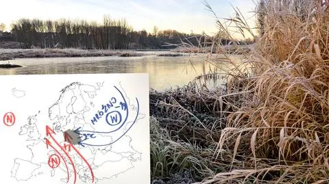 "Podział na zimny wschód i zdecydowanie cieplejszy zachód" jeszcze przez kilka dni