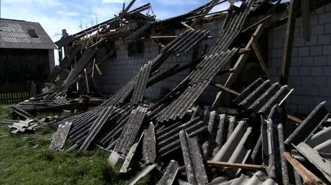 "Przyszedł wiatr i przesunął stodołę". Ponad 340 interwencji strażaków 
