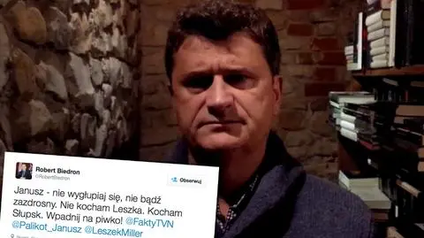 Janusz Palikot opublikował film zaadresowany do Roberta Biedronia 