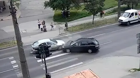 Zderzenie samochodów w Lublinie