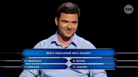 Milionerzy: który instrument stroi muzyk?