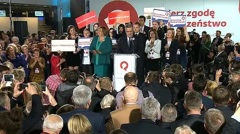 Sondaż exit poll. Bronisław Komorowski drugi