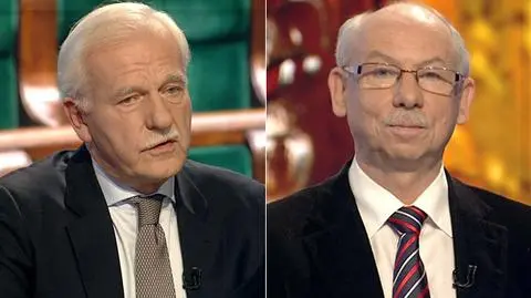 Andrzej Olechowski i Janusz Lewandowski w "Faktach po Faktach" 