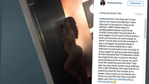 Kim Kardashian publikuje nagie zdjęcie
