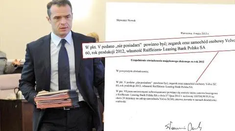 Minister uzupełnił swoje oświadczenie