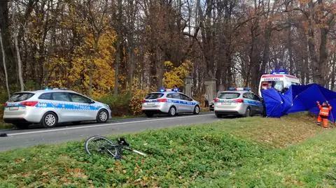 Śmiertelnie potrącił rowerzystę i uciekł