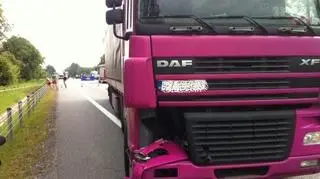 Tir potrącił mężczyznę w miejscowości Jadowniki