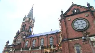 Zakończono odbudowę dachu katedry w Sosnowcu