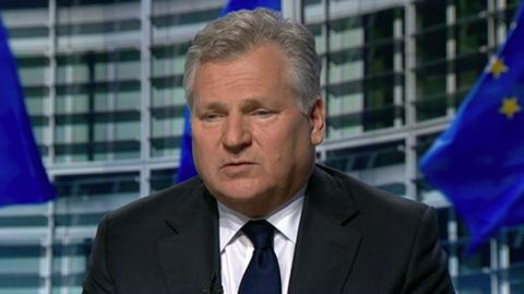 Aleksander Kwaśniewski był gościem "Kropki nad i"