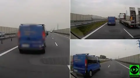 Karetka z sercem jechała A4 do Krakowa. Kierowca nie chciał jej puścić