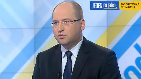 Adam Bielan był gościem dogrywki "Jeden na jeden" na tvn24