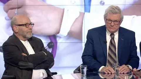 Paweł Śpiewak i Andrzej Celiński w "Faktach po Faktach"