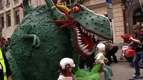 Wielka parada smoków w Krakowie
