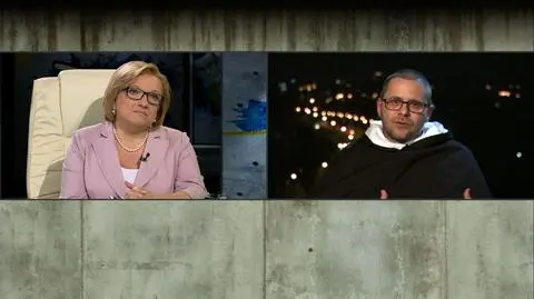 Beata Kempa i o. Paweł Gużyński w "Tak jest"
