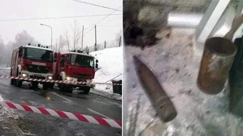 "Pocisk wysunął się z rury kanalizacyjnej"