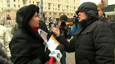 Hnna Gronkiewicz-Waltz na ulicy