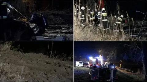 Sarbiewo: Koparka wpadła do stawu