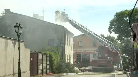 Pożar wybuchł około godz. 7 