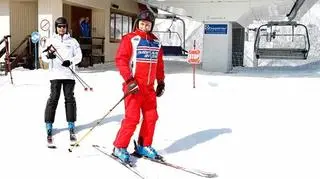 Putin chętnie uprawia sport (na nartach w Austrii marzec 2012)
