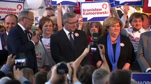 Komorowski o wyborze "pomiędzy dwiema wizjami Polski"