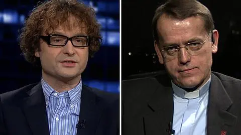 Prof. Tadeusz Bartoś i ks. Dariusz Oko w "Kropce nad i"