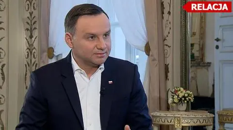 Prezydent Andrzej Duda był gościem programu "Kawa na ławę"