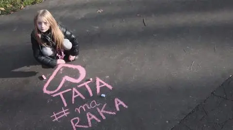 Kraków. Siedmiolatka nagrała spot dla swojego chorego taty