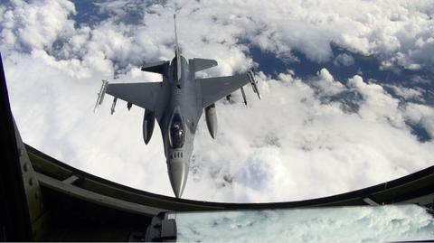 F-16 rozbił się w czasie ćwiczeń. Zginął pilot