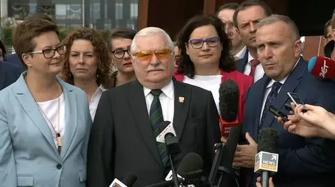 Wałęsa, Schetyna i Lubnauer na obchodach rocznicy porozumień 1980 roku