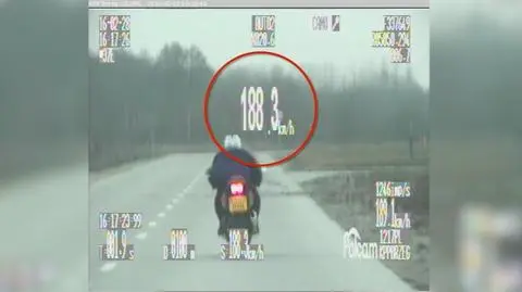 Motocyklem bez prawa jazdy i o 138 km/h za szybko