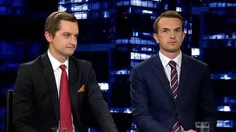 Sebastian Kaleta i Adam Szłapka w "Kropce nad i"