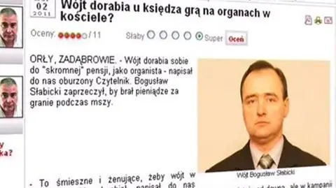 Kościół śpiewa, jak wójt zagra
