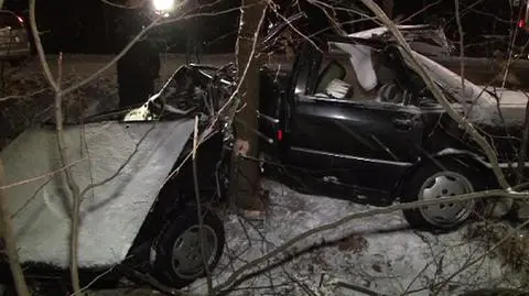 Wypadek pod Białą Podlaską/TVN24