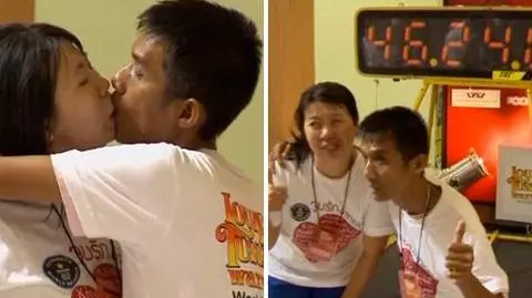 Całowali się 46 godzin bez przerwy