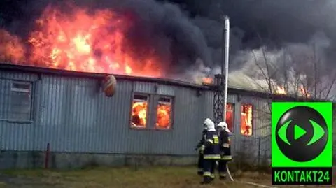 Pożar budynku socjalnego. 21 osób bez domu