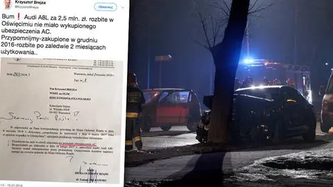 Limuzyna Beaty Szydło w momencie wypadku nie miała ubezpieczenia AC