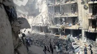 W Syrii wciąż toczą się walki. Na zdj. zbombardowane Aleppo