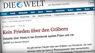 "Nie ma pokoju nad grobami"