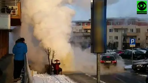 "Gejzer" pojawił się około godziny 13