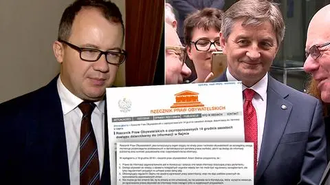 Kryzys w Sejmie. List RPO do marszałka Kuchcińskiego
